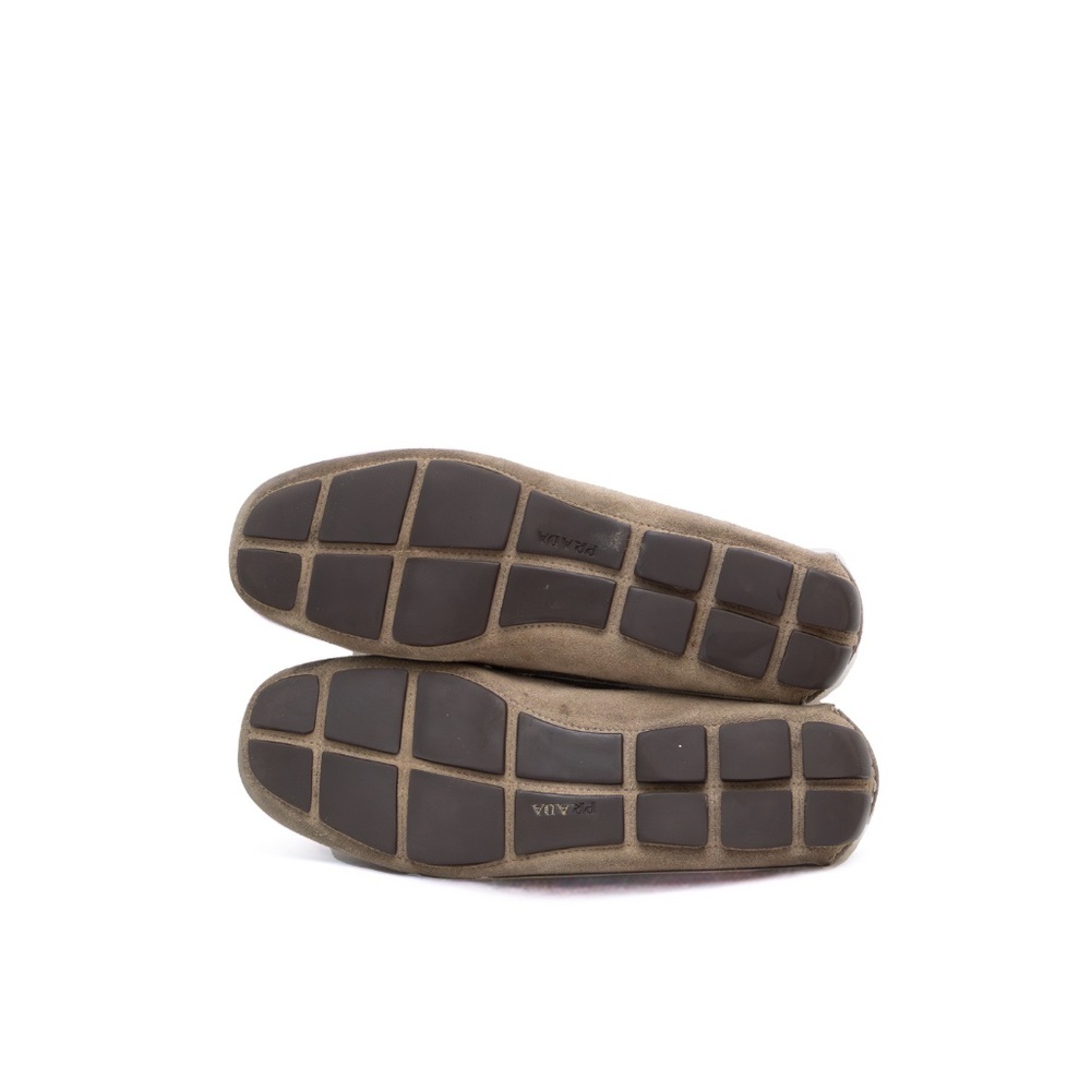 Prada Men’s Grey Suede Driving Loafers – Size US 9 / EU 42 / UK 8 – Made in Ital - Picture 7 of 9